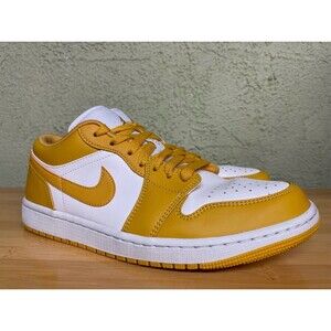 Nike Air Jordan 1 Low “Pollen” 553558-171 Men Basketballs Sneakers Size 9.5‎
